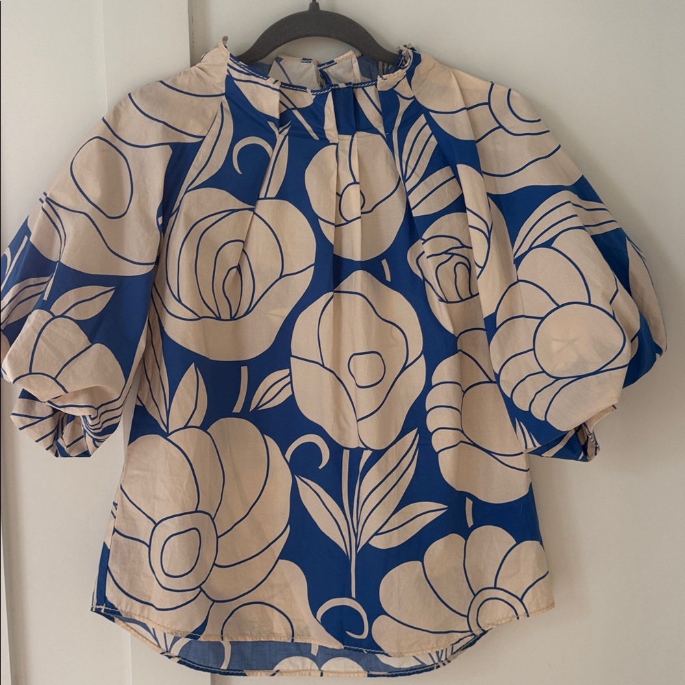 Tuckernuck Odeeh Floral Cotton Top Size 34 - Picture 7 of 9